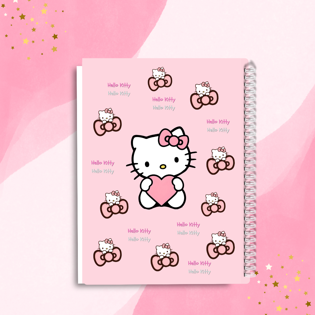 Hello Kitty Pattern Notebook